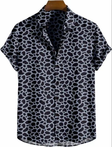 Printed Men Cotton Shirts, Full Sleeves, Party-wear