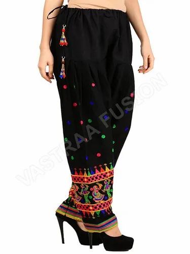 Casual Wear Cotton Salwar with Embroidery - Available in Multiple colours