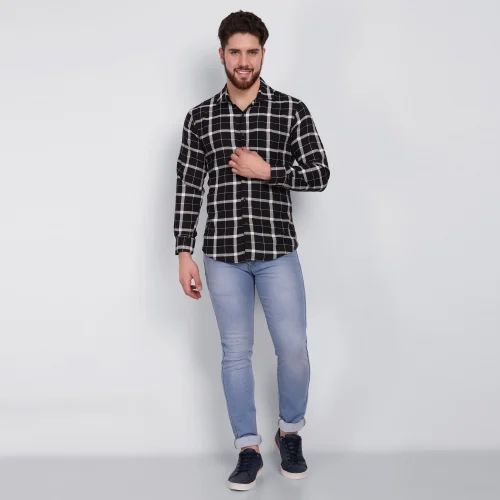 Vastraa Fusion Men's Rayon Big Check Shirts