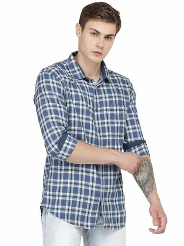 COTTON CHECK SHIRT
