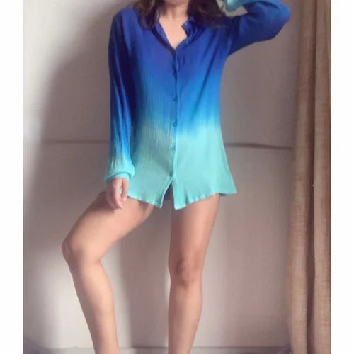 Casual Tie dye Women Shirts