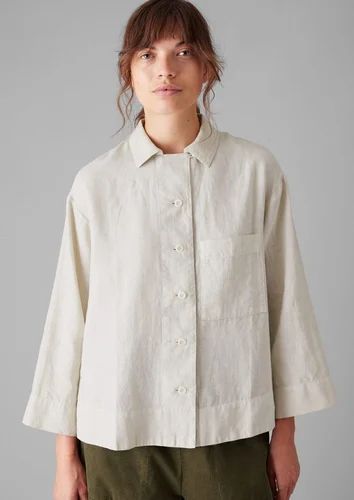 Linen Casual Shirt - Full Sleeves (100% Linen, 40 Lea)
