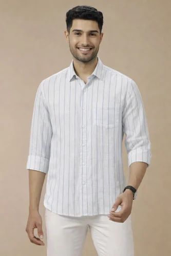 Linen Shirt, Sleeve Type: Full Sleeve