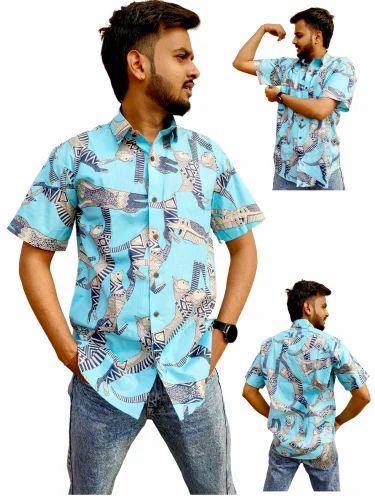 Mens Half Sleeve Shirt