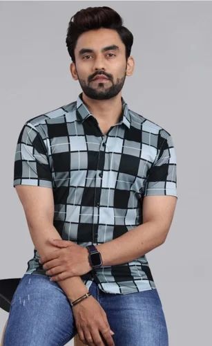 Mens Lycra Shirt, Printed