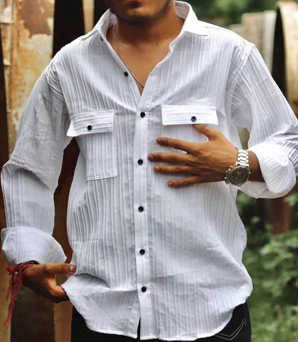 Men Poplin Shirt