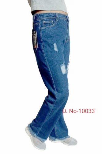 Blue Denim Slim Fit Jeans For Women