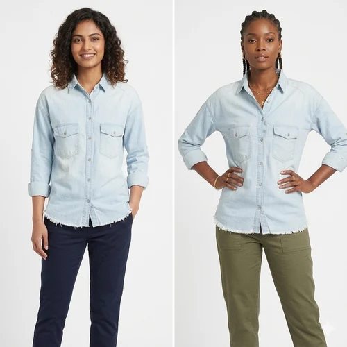 Casual Surplus Branded Ladies Denim Shirt