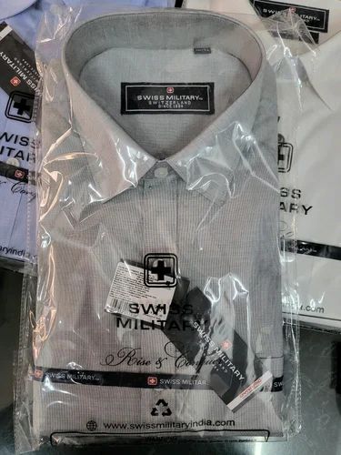 Mens Large Poly Cotton Plain Shirt