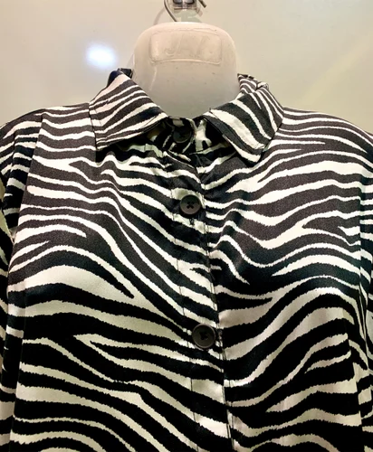 Printed Ladies Satin Shirts, Size: Medium, Semi-formal