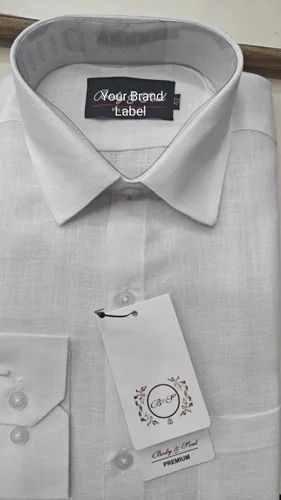 Mens Khadi White Shirt