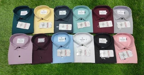 Cotton Mens Jacquard Shirt