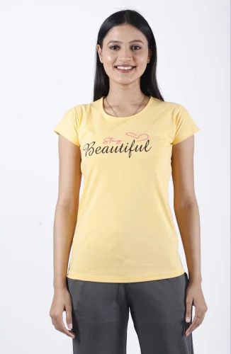 Half Sleeve Girls T Shirt, Daily Wear