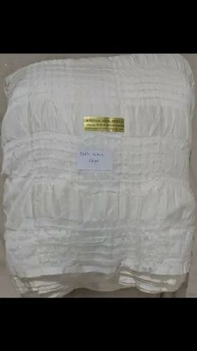 36 inch White Cotton Checks Dyble, For Garments