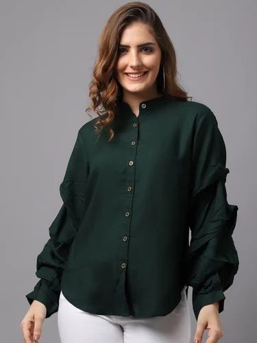 Rayon Bon Bon sleeve Shirt