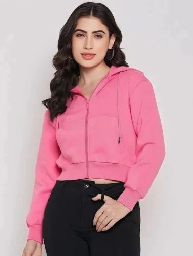 Party Wear Full Sleeves Female Long Sleeve Hood