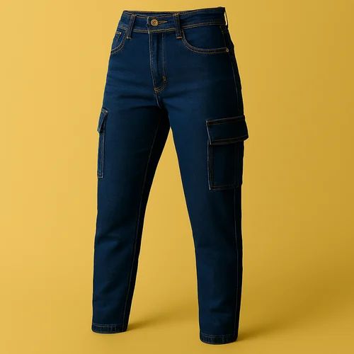 Blue Cargo Women Denim Jeans