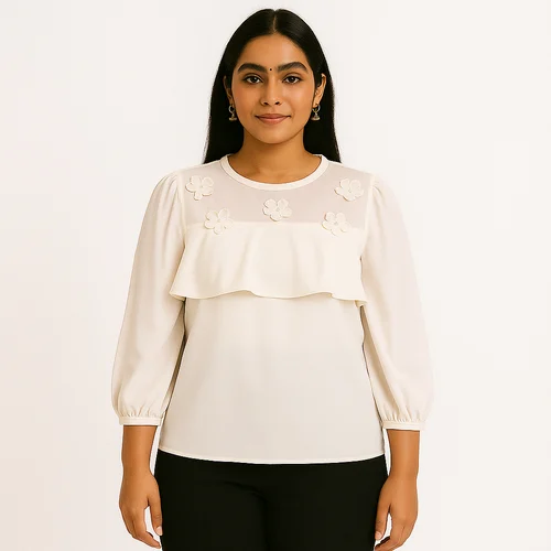 Casual Wear Full Sleeve Ladies Tops T Shirts