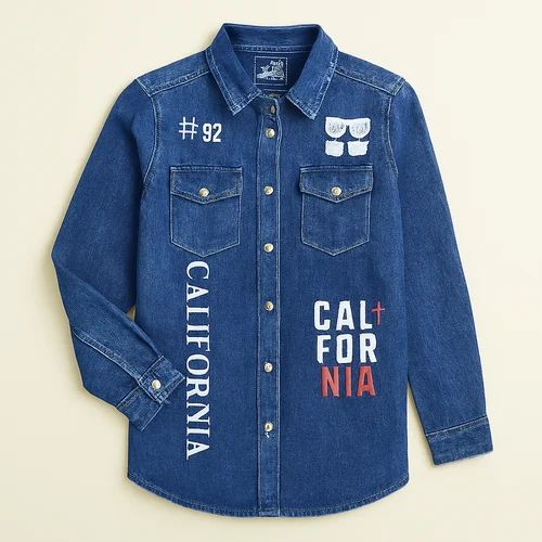 Embroidered Ladies Winter Shirt