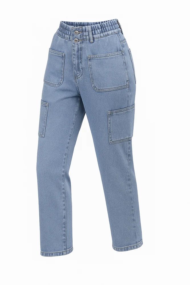 Women High Waist Jeans