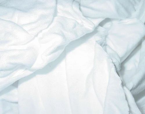 Cotton White Flannel Fabric