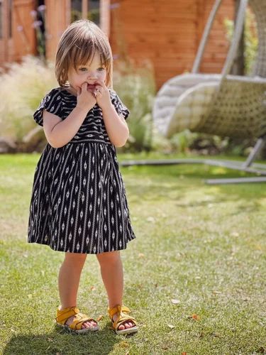 Girls Kimono Sleeve Dress