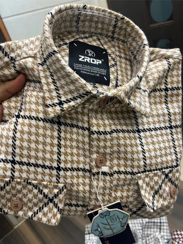 Checked Mens Winter Shirt