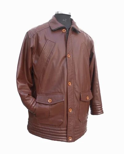 Faux Leather Coat