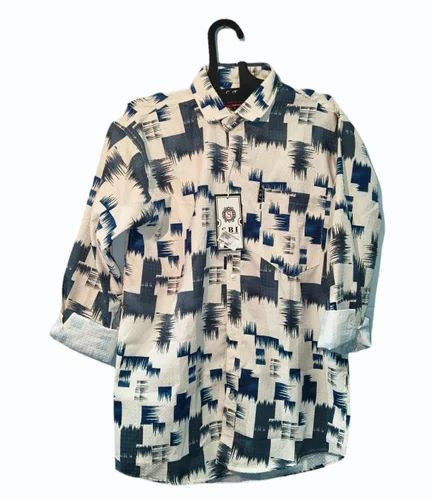 Printed ST 002 Men Popcorn Shirt