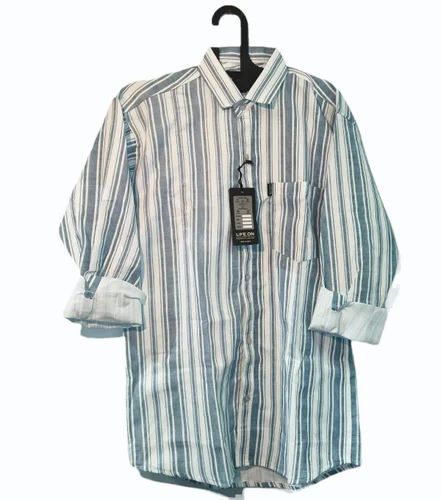 Stripes ST 005 Men Popcorn Shirt