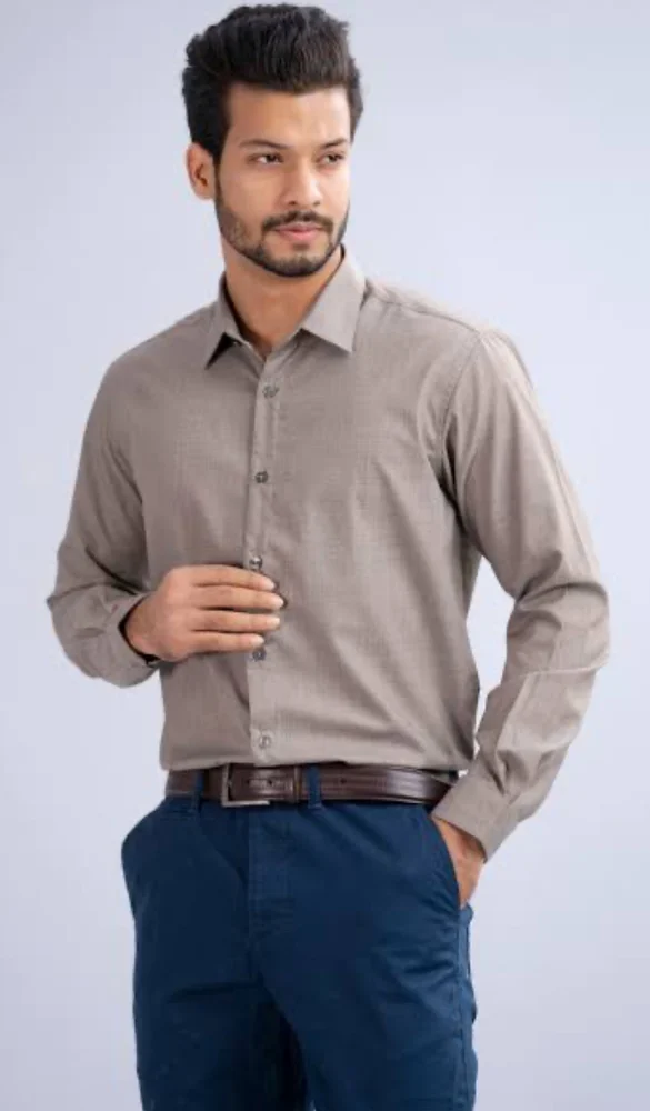 Cotton Formal Shirts, Plain