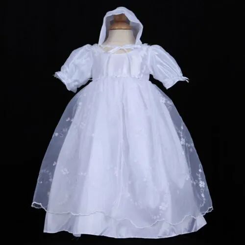 White Baptism Dress Christening Gowns