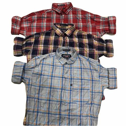 Mens Full Sleeves Woven Shirt, Packaging: Box