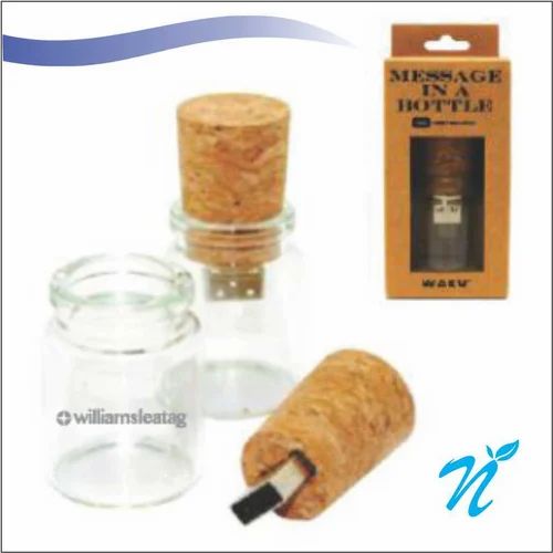 Message in a Bottle Theme Message In A Bottle Pen Drive, Memory Size: 16 Gb, For Computer