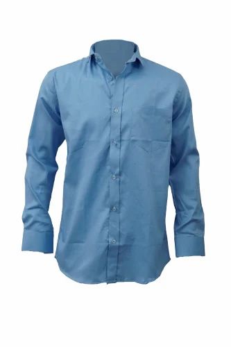 Saasha Garments Sky Pain Formal Shirt For Men