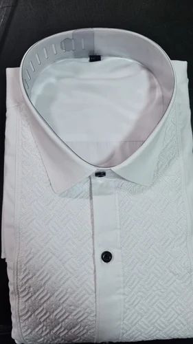 Poly Cotton Mens Tuxedo Shirts, Full sleeves