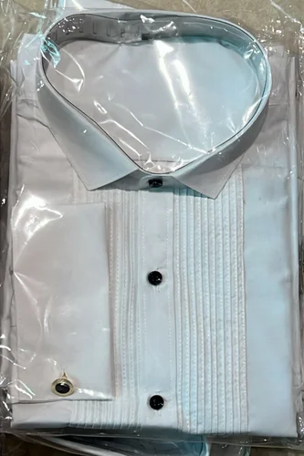 Cotton Tuxedo Shirt, Plain