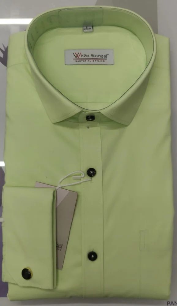 Light Green Cufflin Shirt