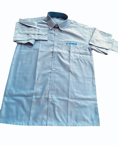 Plain Mens Poly Cotton Formal Shirts, Full sleeves