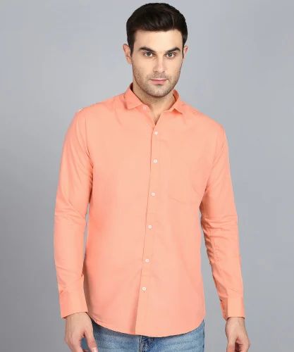 Poly Cotton Formal Shirts, Plain
