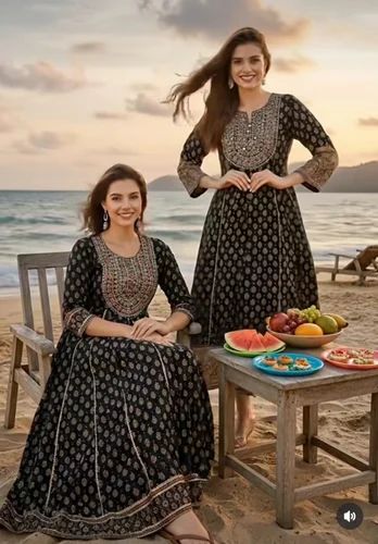 Anarkali Cotton Kurti