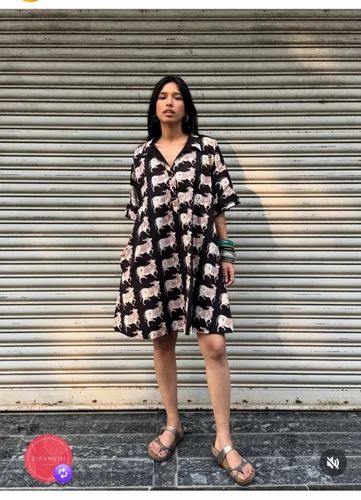 Ladies Printed Cotton Shirts