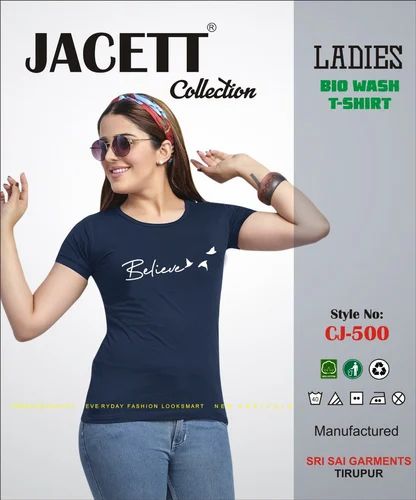Ladies Round Neck T Shirt