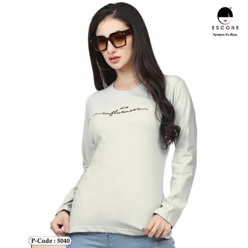 Girls Full Sleeve T Shirts, Daily Wear