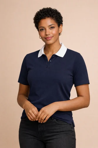 Corporate Wear Women Collar T Shirt