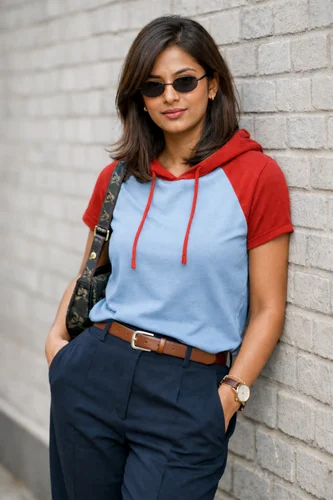 Casual Wear Ladies Hooded T Shirt