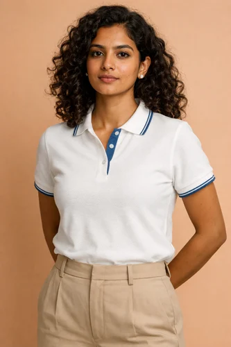 Ladies Collar T Shirt