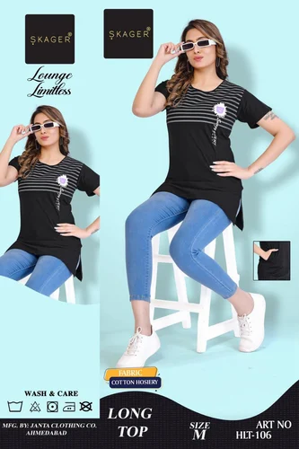 Ladies Long T Shirt