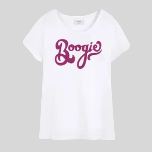Knit BG702 Women T-Shirt Oversized Fit Short Sleeve