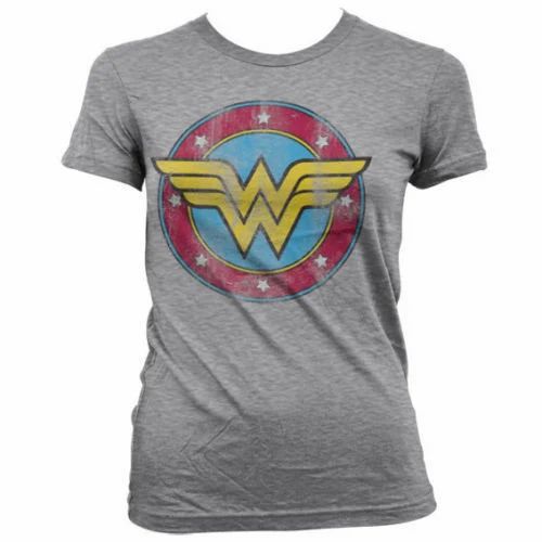 Round Neck Grey Ladies Printed Knitted T-Shirt